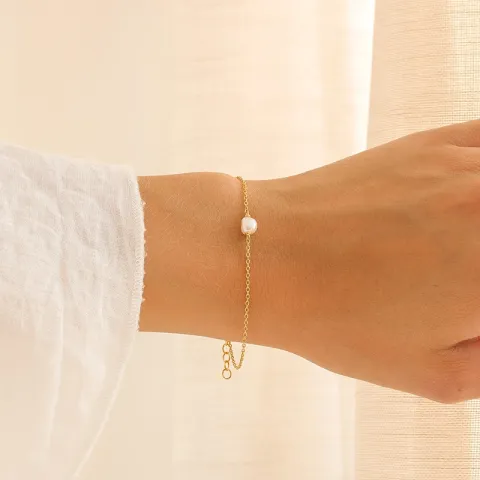 helmi rannekoru kullattua hopeaa