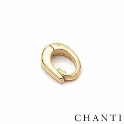 Rannekorujen CARI lukot kullattua hopeaa kanssa kiiltävä pinta