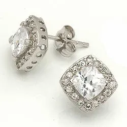 Bling bling korvakorut  hopeaa