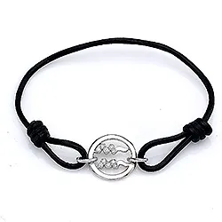 Vesimies tähtikuvio rannekoru  nahasta riipus hopeaa