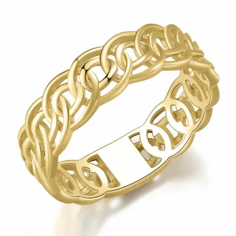 panzer sormus kullattua hopeaa