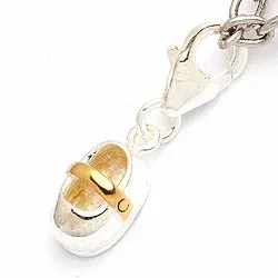 Kenkä charm hopeaa kullattua hopeaa