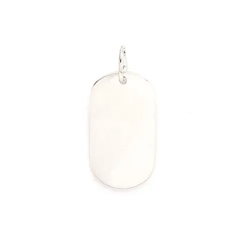 dogtag riipus hopeaa