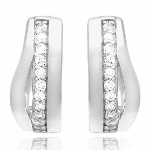 15 mm valkoinen zirkoni rengas  hopea