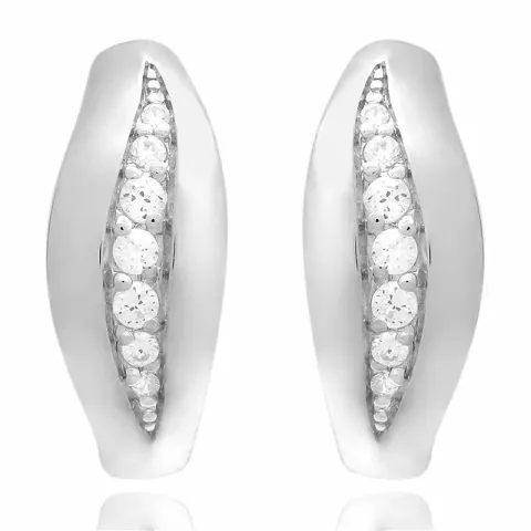 16 mm valkoinen zirkoni rengas  hopea