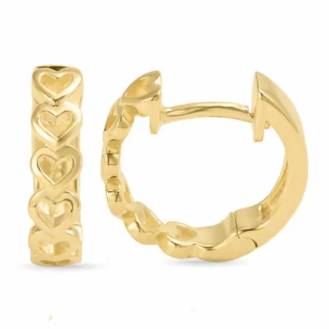 14 mm sydän rengas  kullattu hopea