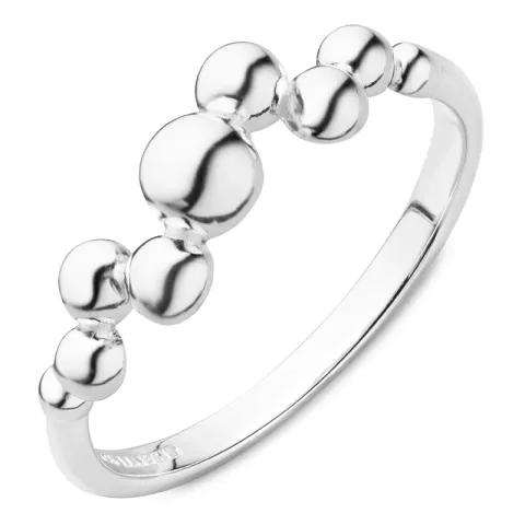 kuula sormus hopea - Bubbly Pure