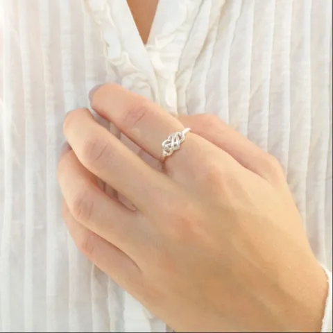 ääretön-merkki sormus hopea - Amoré