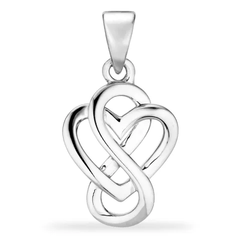 sydän ääretön-merkki riipus  hopeaa - Amoré