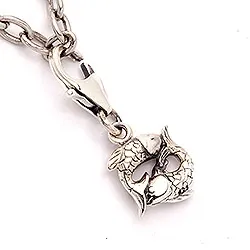 Kalat charms riipus hopeaa