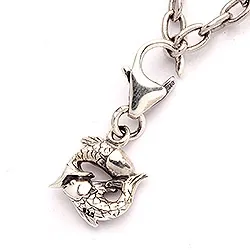 Kalat charms riipus hopeaa