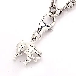Härkä tähtikuvio charm hopeaa