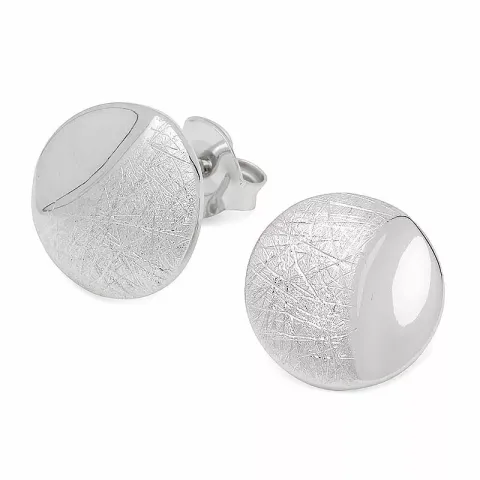 Pyöreitä korvarenkaat  hopea