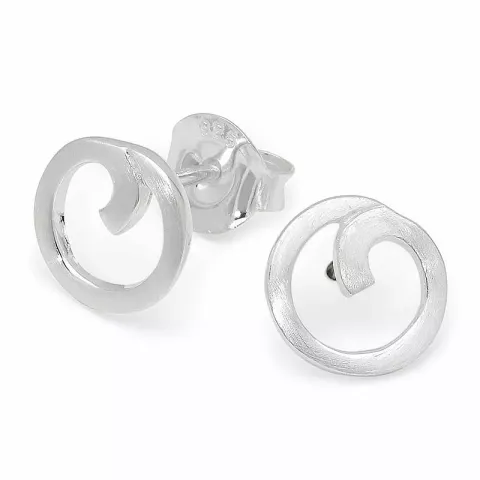 Pyöreitä nappikorvakorut  hopea