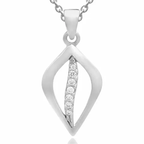 setti korvakorut ja kaulaketjut  hopeaa valkoinen zirkoni