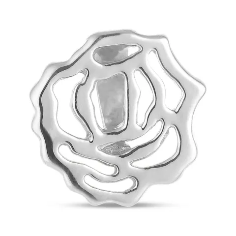 Syntymäkukka kesäkuuta ruusu riipus  hopeaa