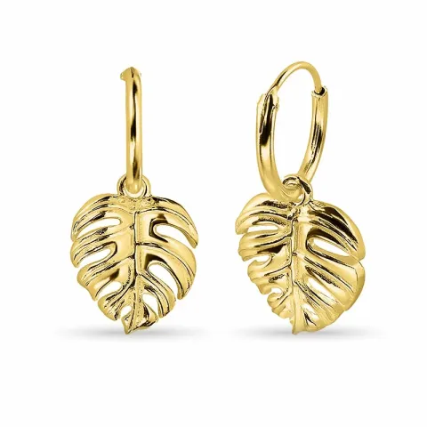 lehti rengas  kullattua hopeaa