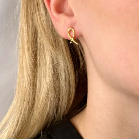 rusetti korvarenkaat  kullattua hopeaa