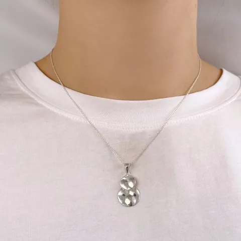 ympyrä riipus  hopeaa