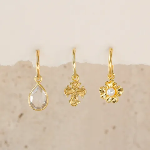 kukka helmi rengas  kullattu hopea