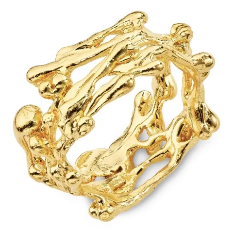 sormus kullattua hopeaa