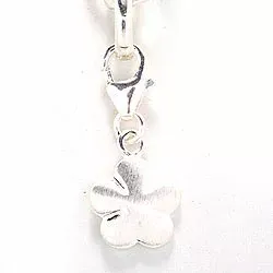 Charms riipus hopeaa kukka