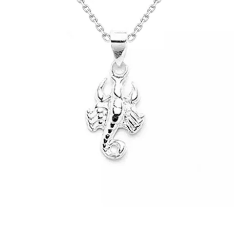 skorpioni kaulaketju hopeaa riipus hopea