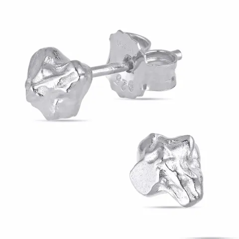 nappikorvakorut  hopea - Lumé Etched