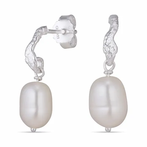 helmi korvarenkaat  hopea - Lumé Etched