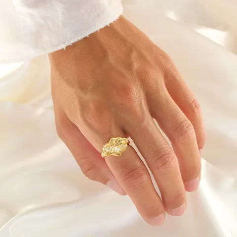 sormus kullattua hopeaa