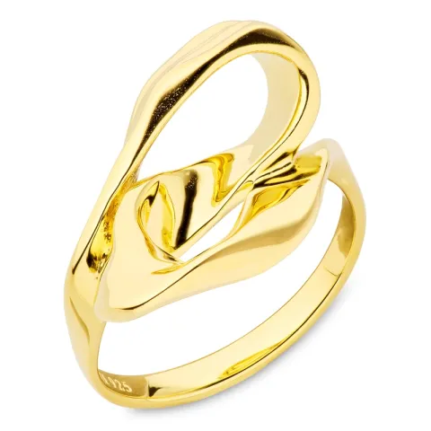 sormus kullattua hopeaa