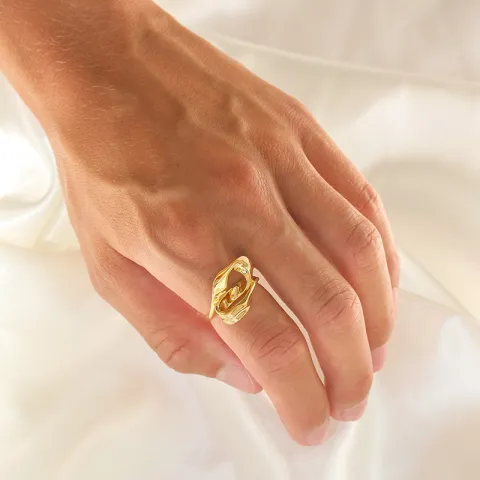 sormus kullattua hopeaa