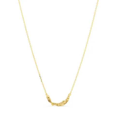 kaulaketju kullattua hopeaa - Lumé Etched