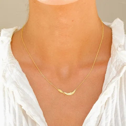 kaulaketju kullattua hopeaa - Lumé Etched