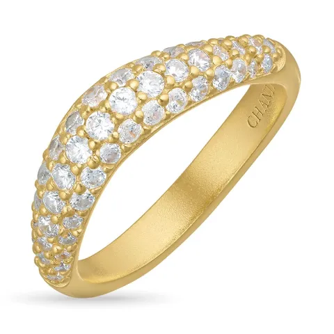 zirkoni sormus kullattu messinki - Eliné