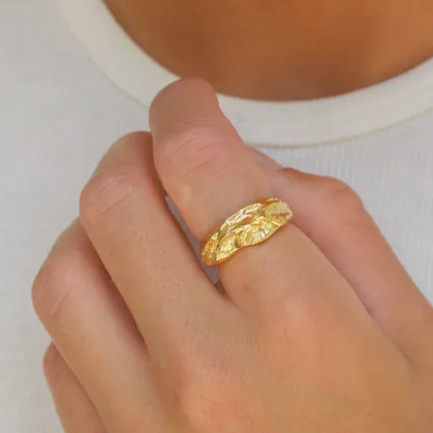 sormus kullattu messinki - Eliné