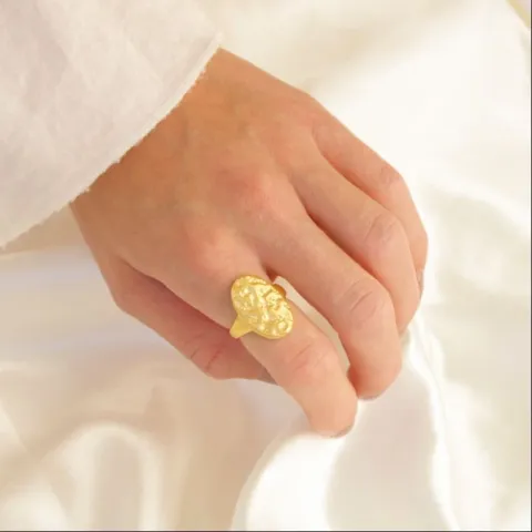 sormus kullattu messinki - Eliné