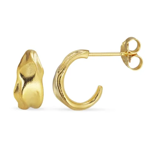 rengaskorvakorut  kullattu messinki - Eliné