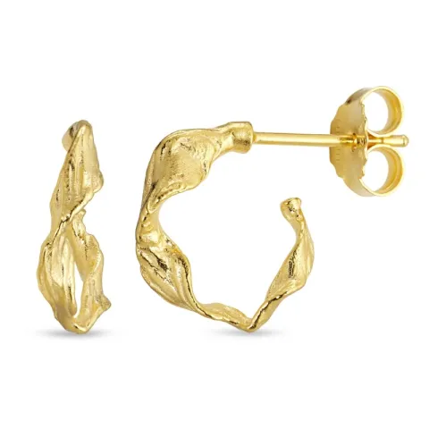 rengaskorvakorut  kullattu messinki - Eliné