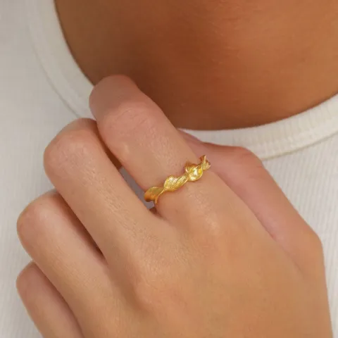 sormus kullattu messinki - Eliné