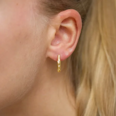 zirkoni rengas  kullattu messinki - Eliné