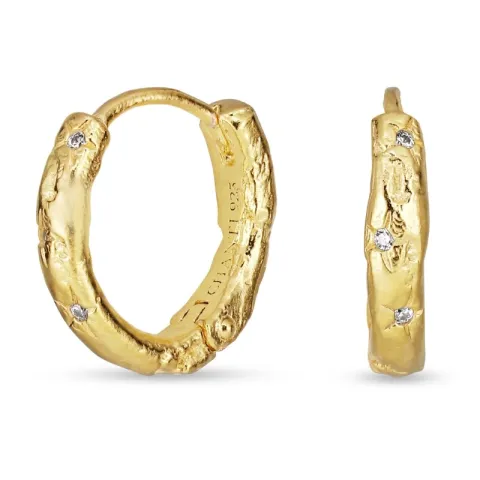 zirkoni rengas  kullattu messinki - Eliné