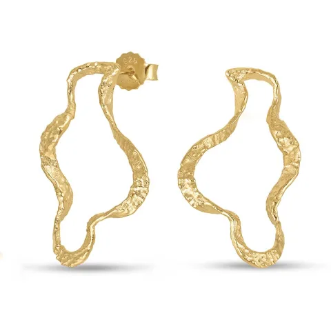 korvarenkaat  kullattu messinki - Eliné