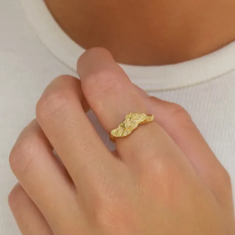 sormus kullattu messinki - Eliné