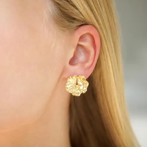 korvarenkaat  kullattu messinki - Eliné