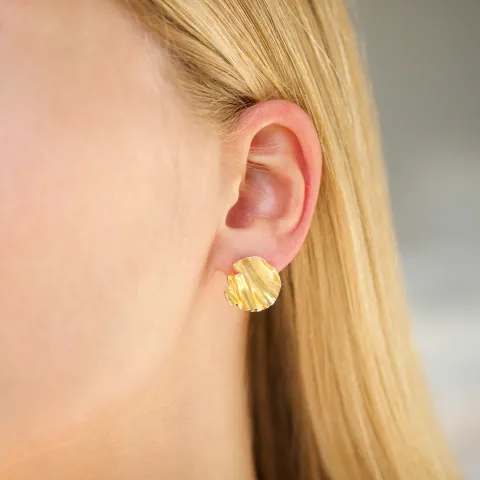 korvarenkaat  kullattu messinki - Eliné