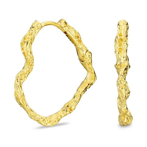 sydän rengas  kullattu messinki - Eliné