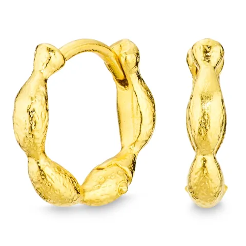 12 mm rengas  kullattu messinki - Eliné