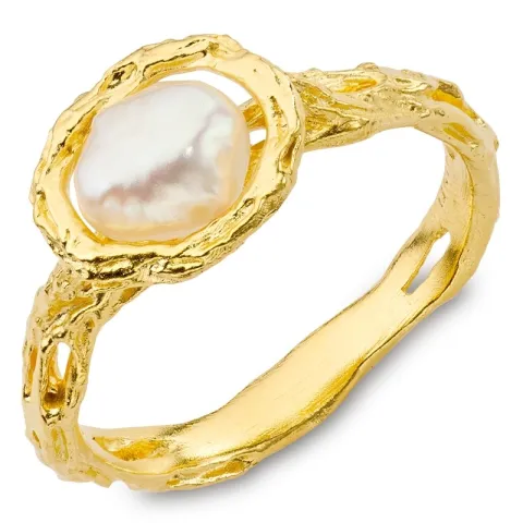 helmi sormus kullattu messinki - Eliné