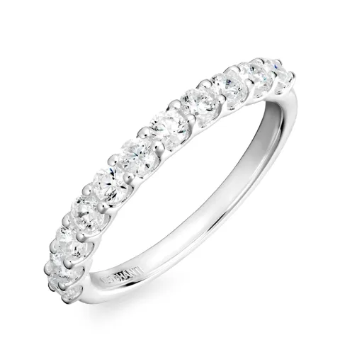 zirkoni sormus hopea